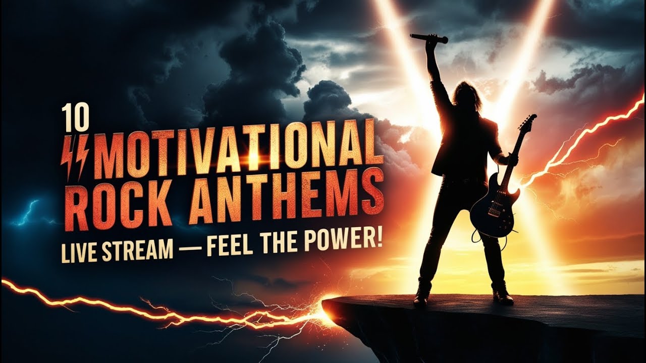 Motivational Rock Anthems  Ultimate Rock Workout & Power Playlist Top  Motivational Rock Songs