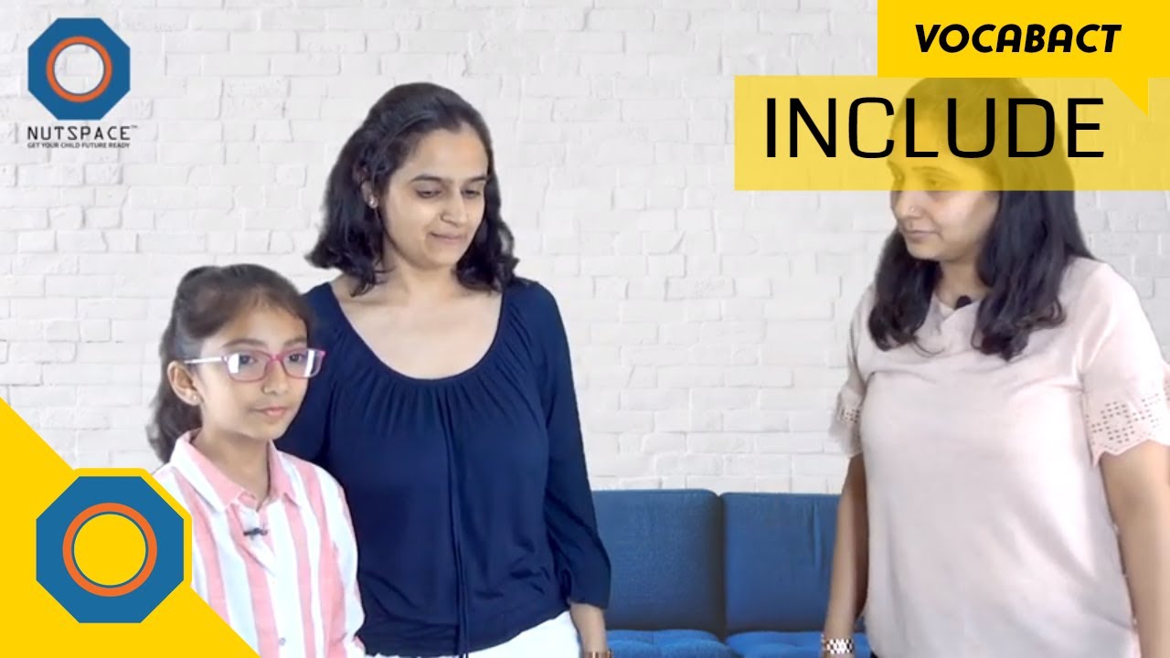 Include Meaning | VocabAct | NutSpace - YouTube