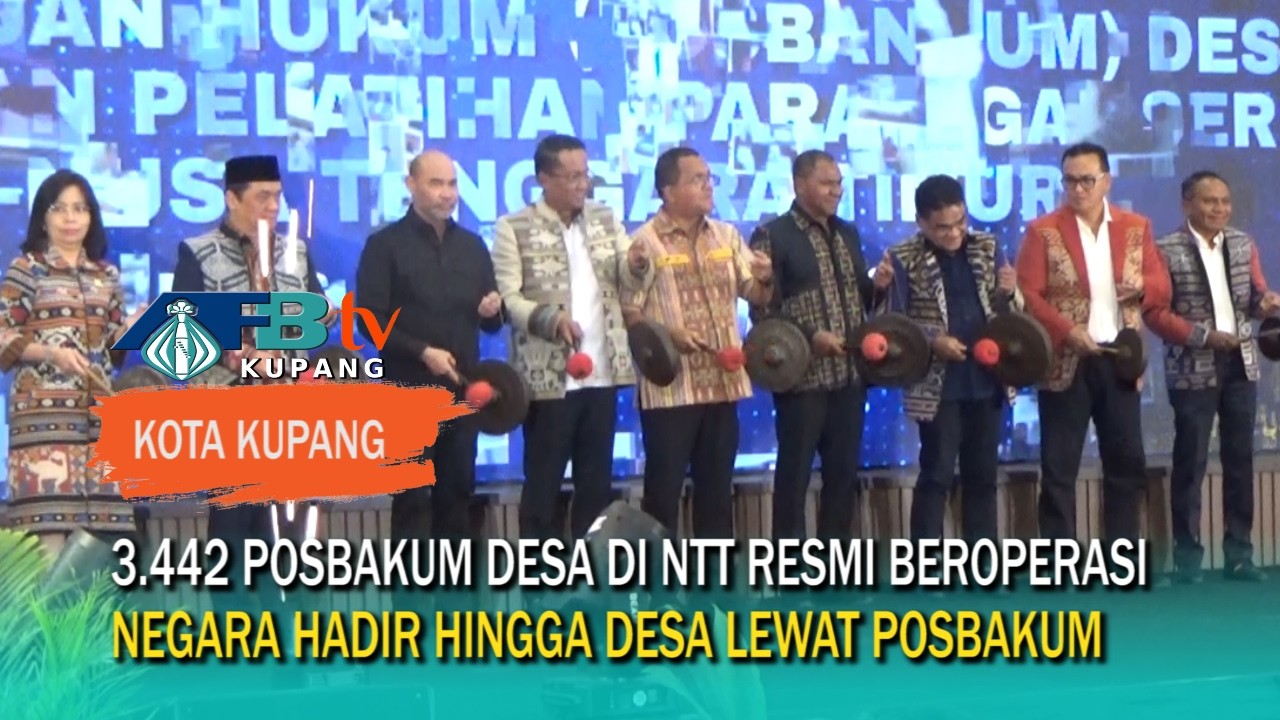 Menteri Hukum Resmikan Ribuan Posbakum di NTT