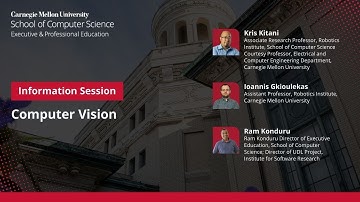 Information session on Carnegie Mellon University’s Computer Vision program
