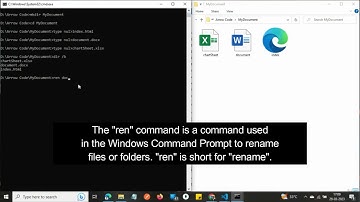 Folder & File Create, Delete, Rename using Command Prompt