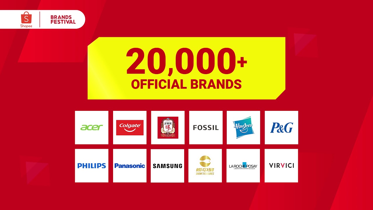 Shopee Mall Brands Festival Promo Fillers