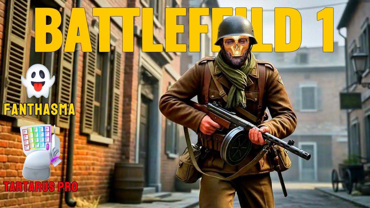 BATTLEFIELD 1 GAMEPLAY ÉPICA COM TARTARUS PRO