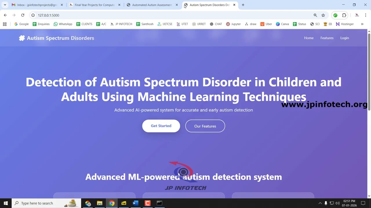 Выявление расстройств аутистического спектра у детей и взрослых с использованием методов машинног...