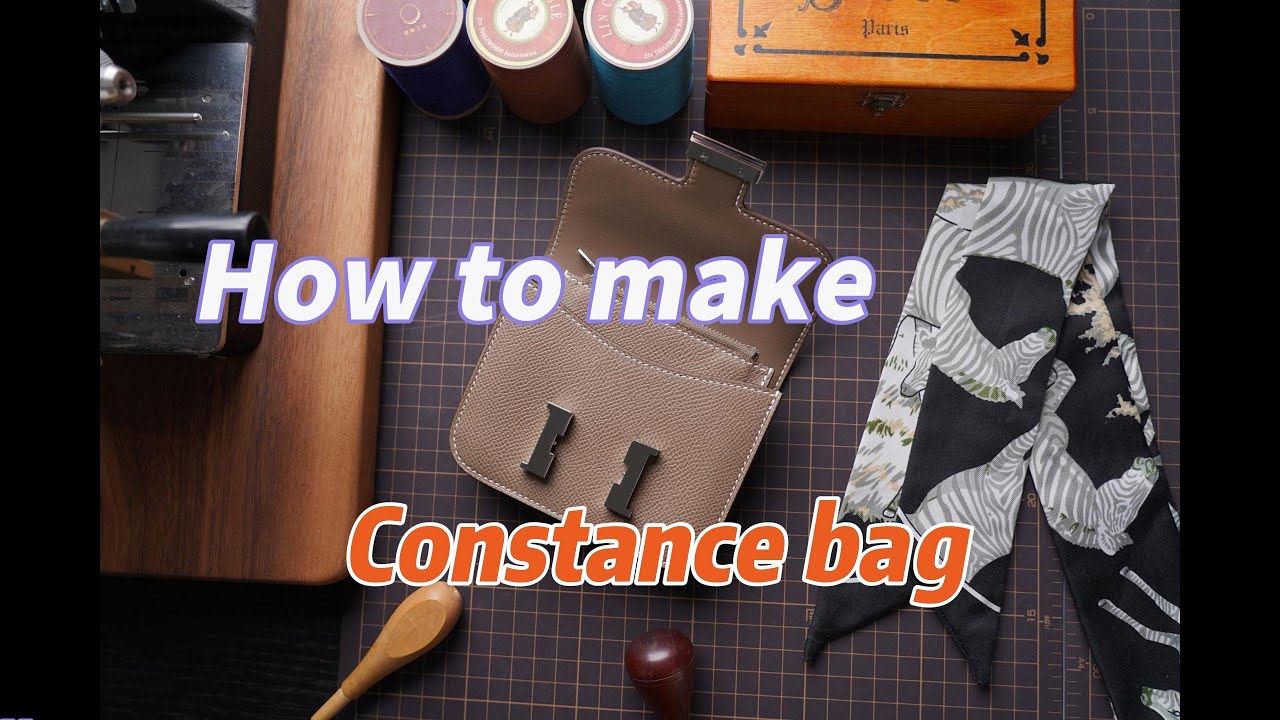 Handcrafting a Slim "Constance" Belt Bag | A DIY Hermès Style Waist Bag