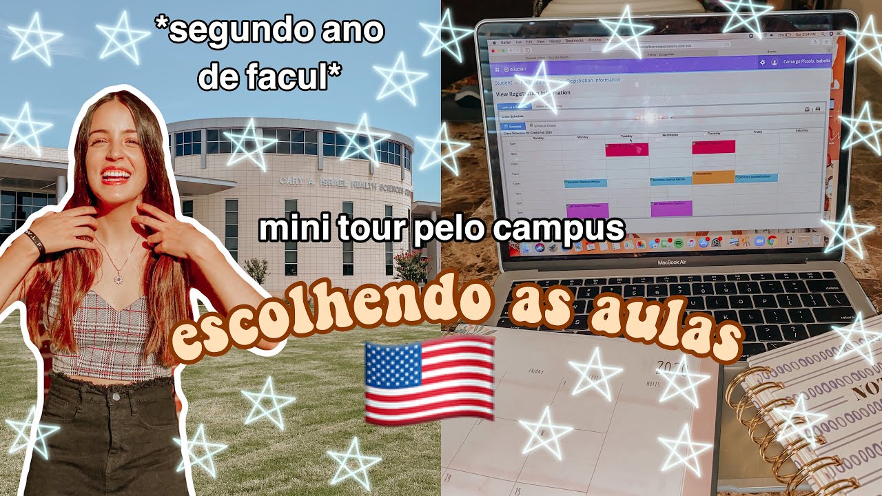 rotina de uma universitária nos EUA | aulas para o 2º ano de facul