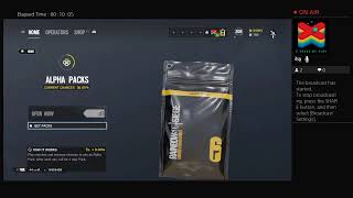 Live Alpha Pack Opening X60 - Rainbow 6 Seige - Ft. Dremarc