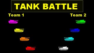 Tank Battle Game  Team Marble Run Race with Color Balls