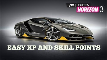 FORZA HORIZON 3 UNLIMITED XP SKILL POINTS!!! |Tutorial|