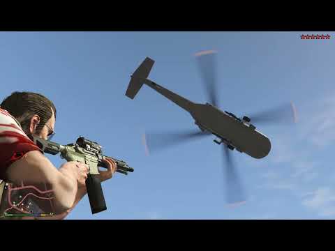 GTA 5 - Mckenzie Field Hangar Cartel Shootout + Ten Star Escape