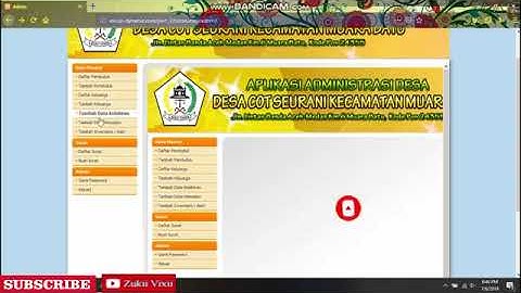 Source Code Aplikasi Administrasi Desa PHP Mysql