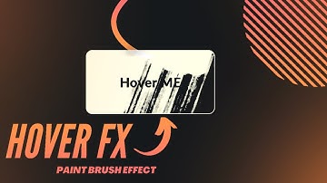 Button Brush Wipe Effect || Mask Hover Effect || Completely New Concept