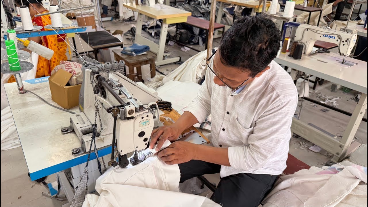 Live jeans stitching #livestream #live #viral