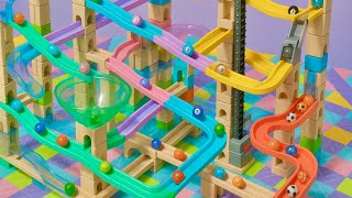 *Marble Run ASMR – Endless Marbles Flow Through a Massive Marble Run