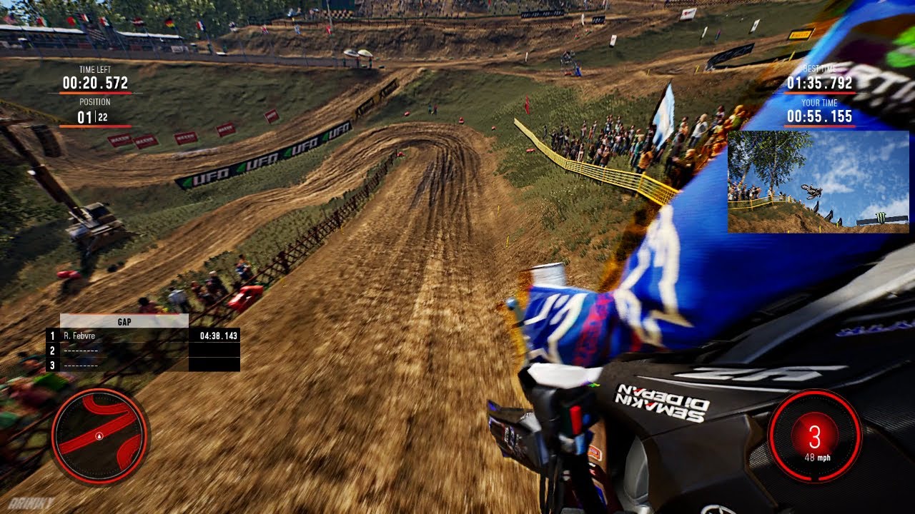 Romain Febvre First Person Gameplay | MXGP 2019 Race of Czech Republic