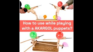 How To Put Balloon Head Akar Wooden Fencing Puppets Balloon - Balloon Head Sword Fighting Game