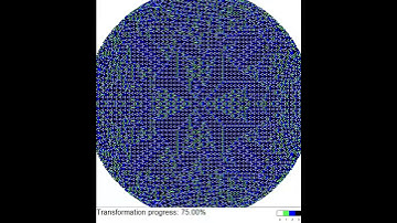 Sandpile identity induced by H3a at t=1/30 when transforming a square into a circle