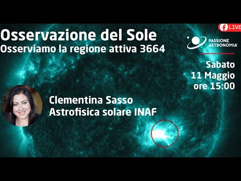 Osservazione del Sole, osserviamo al telescopio la regione 3664 attiva