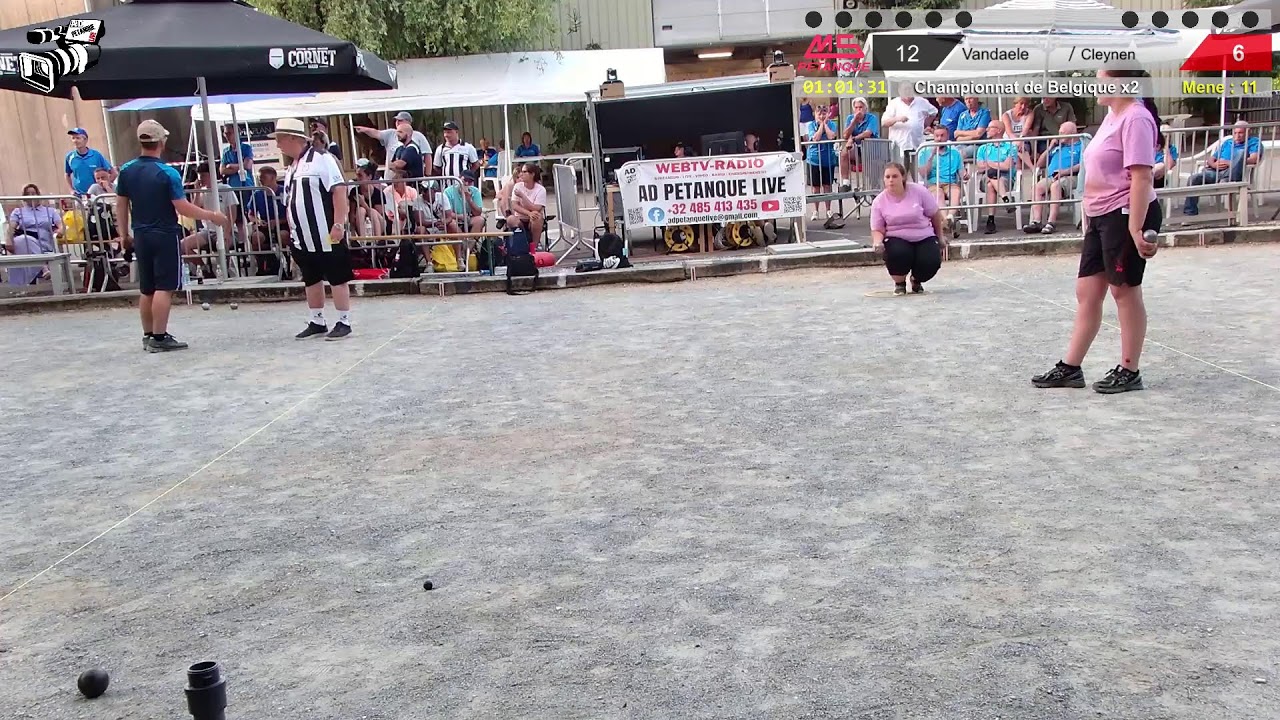 Miniature de la vidéo : Petanque Champ. de Belgique Doublette Finale Dames