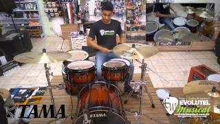 Review (teste) Bateria Superstar Tama Hyper Drive e Pratos Sabian XS20 SET (Drums)