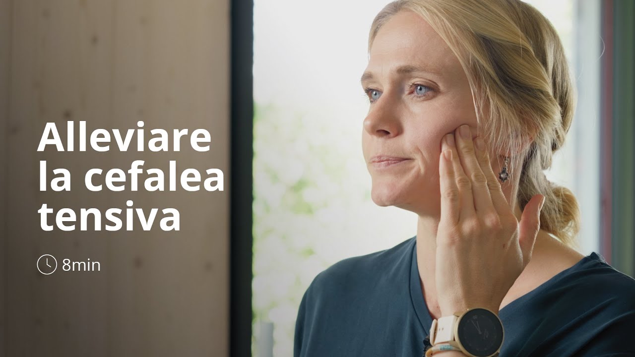 Alleviare la cefalea tensiva in 8 minuti | 6 semplici esercizi | Sanitas allenamenti