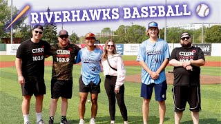 Playing Baseball With The Edmonton Riverhawks!