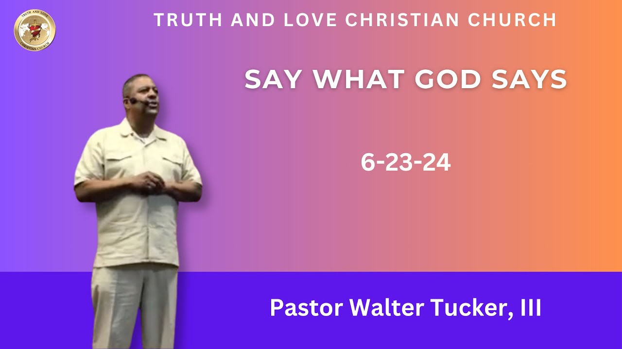 SAY WHAT GOD SAYS - YouTube