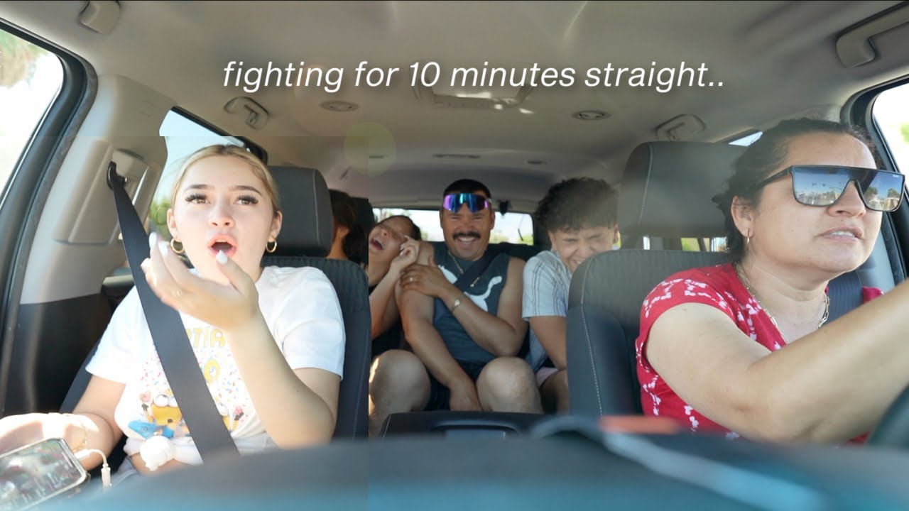 a car ride with my WHOLE family *chaos* birthday vlog YouTube