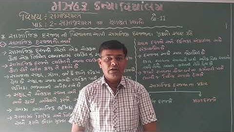 ધોરણ-11/વિષય :- સમાજશાસ્ત્ર / પાઠ -2 સમાજશાસ્ત્રના મૂળભૂત ખ્યાલો (part-1).ભાવેશ સર