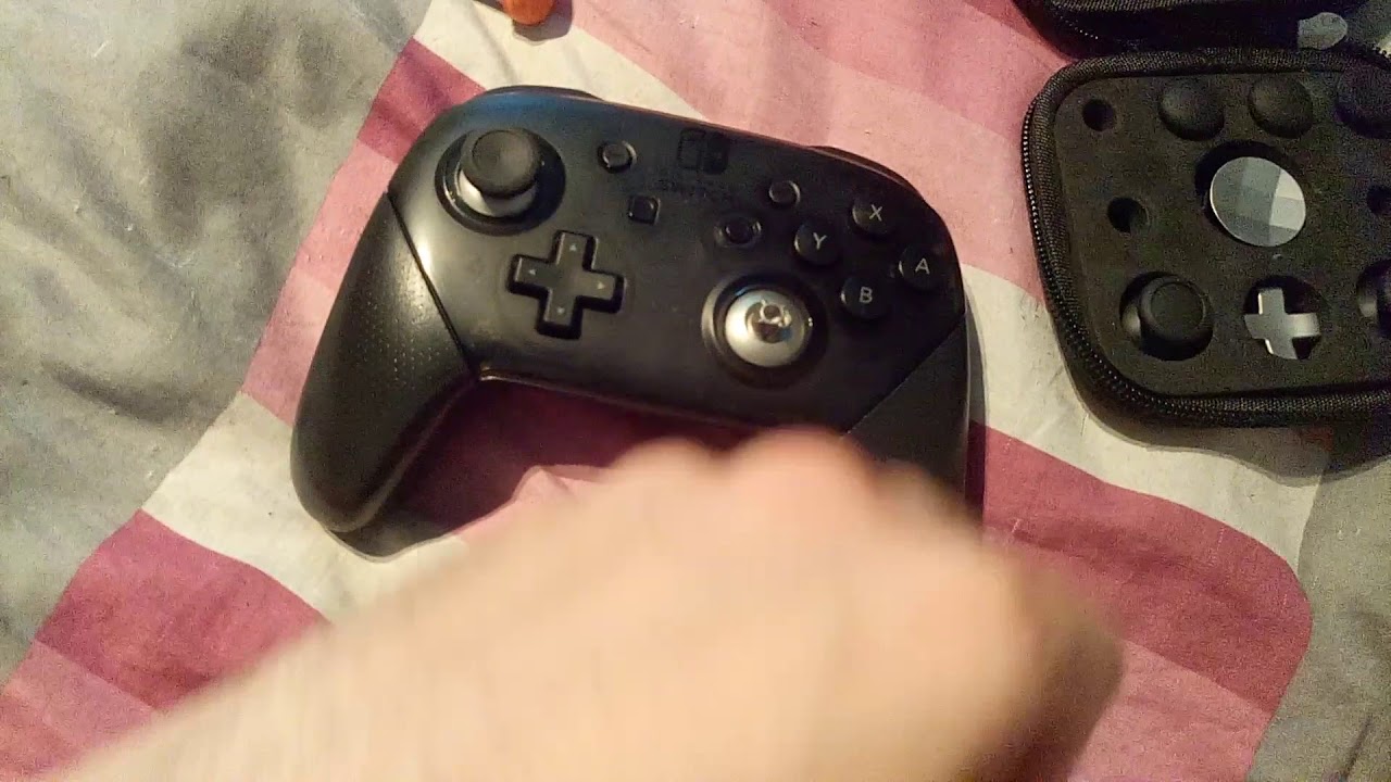 Nintendo Switch Pro Controller Elite Mod Kontrolfreek Vortex Attachment Youtube