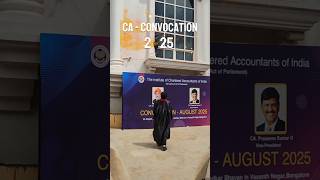 CA Convocation 2025🎓| #icai #charteredaccountant #convocation #motivation #graduation #exam #college