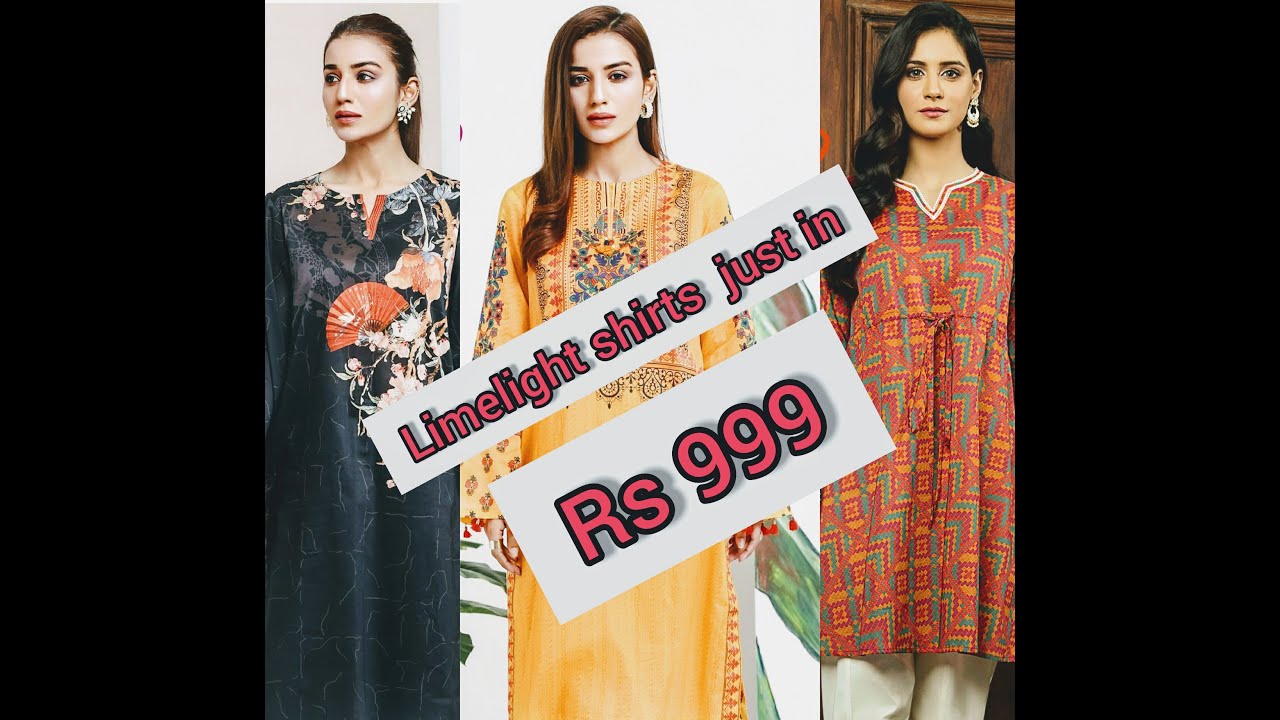 Limelight summer collection shrits with prices# fashion trends 2021