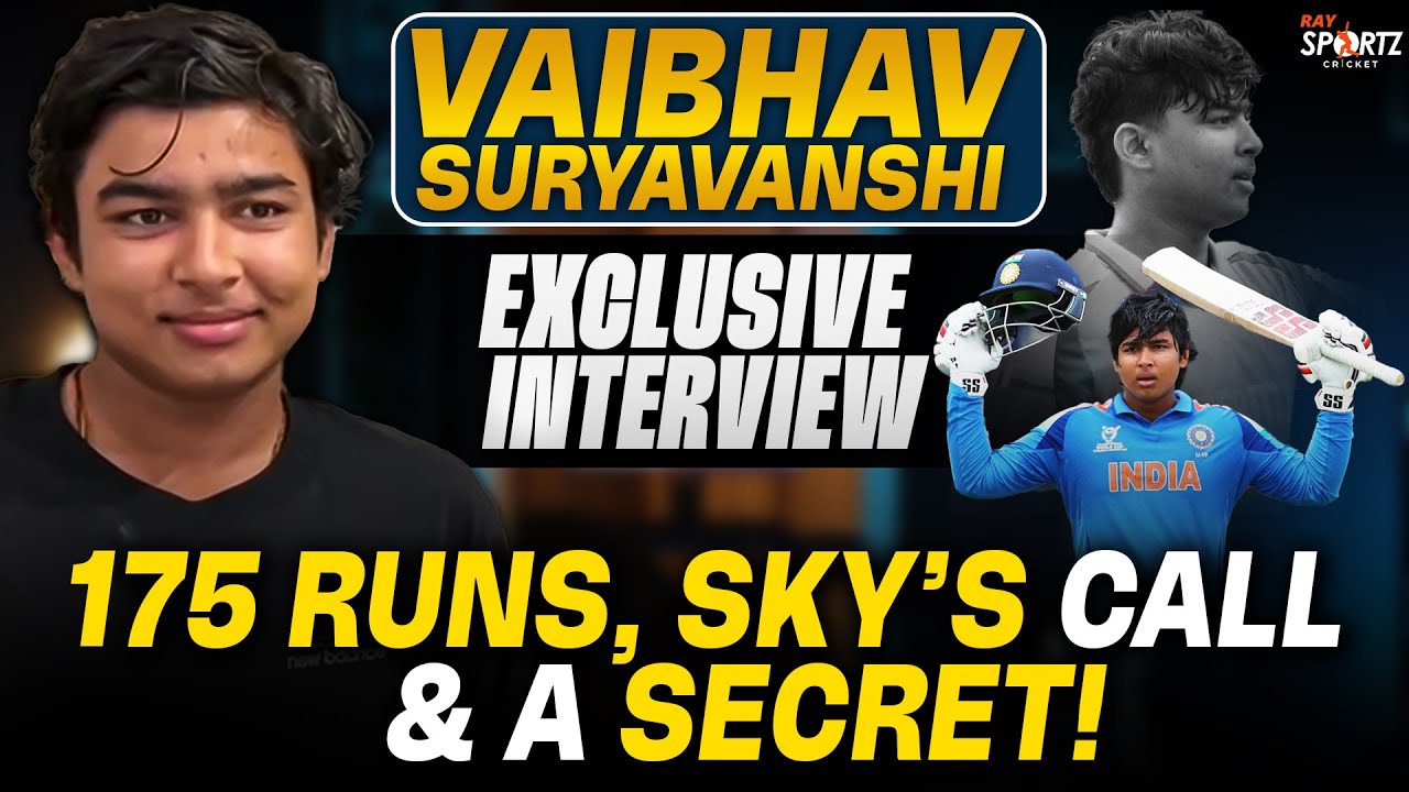 Vaibhav Suryavanshi EXCLUSIVE Interview | U-19 World Cup Win, 175 Runs Secret & SKY Phone Call