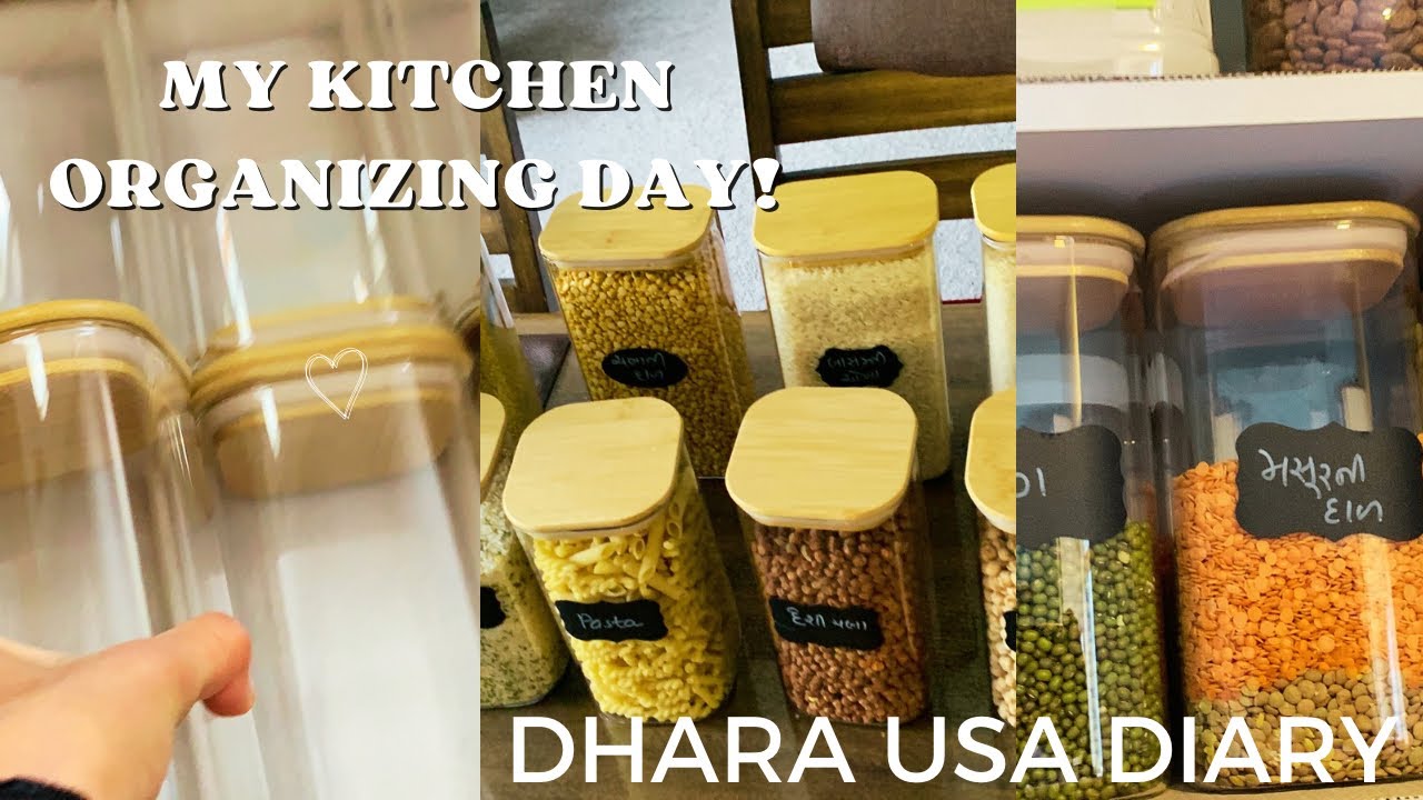 REVEALING MY KITCHEN CABINETS & organizing GLASS CONTAINERS | ELIMINATING PLASTIC from my KITCHEN!