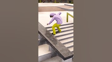 TRICK REQUEST - Fs Helipop Kickflip Fs Noseslide Fs Bigspin out in Session (Skate Sim) 🥳 #shorts