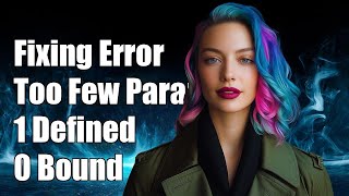 Famous Fixing 'Too Few Parameters' Error: 1 Parameter Defined, 0 Bound in Queries Profile