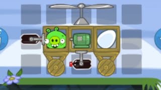 Bad piggies flight in the night.