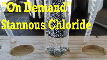 Op aanvraag tinchloride-oplossing voor goudtesten #chemie #goud #recyclen