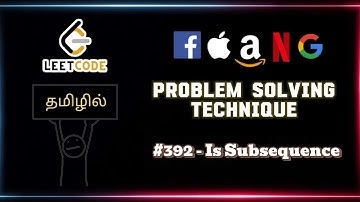 Leetcode Problem Solving - #392 - Is Subsequence ✅ | #leetcode | #coding |#krishcodes