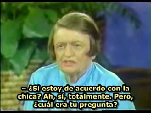 Ayn Rand [4/5] entrevistada por Phil Donahue