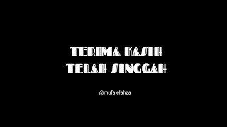 #musikalisasipuisi #rindu TERIMA KASIH TELAH SINGGAH || Musikalisasi puisi