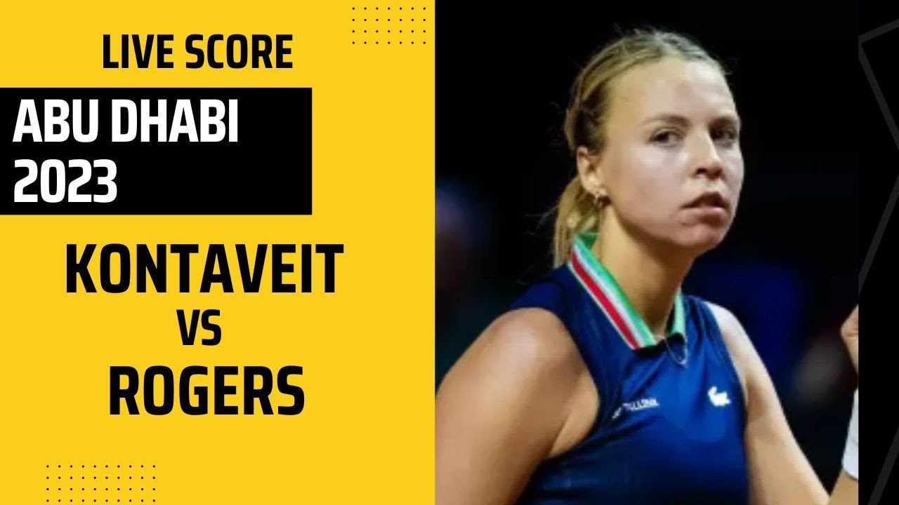 anett kontaveit live score