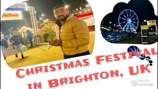 Christmas Festival & London Eye in Brighton, UK / 2022 #london #christmas