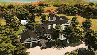 Kendall Jenner's Mountain Home| The Sims 4 Speed Build I CC