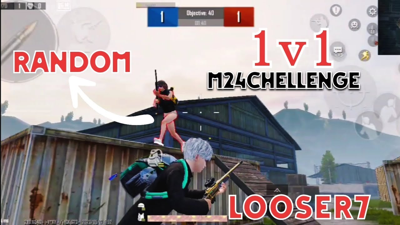 OMG 😱 Serious 1 vs 1 TDM with Only M24 || BGMI - YouTube