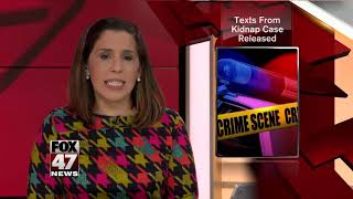 Police release text messages from kidnapping plot