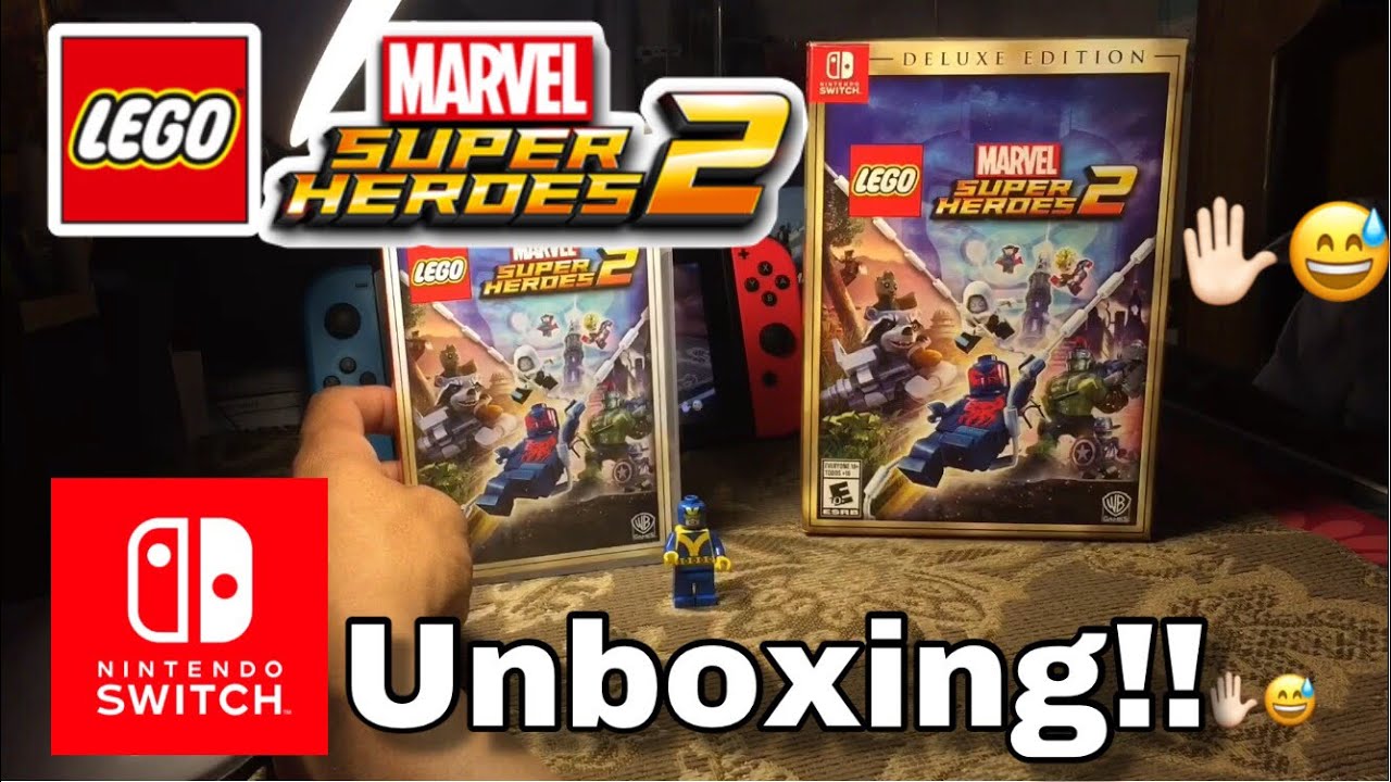 lego marvel super heroes 2 deluxe edition  New Update  Unboxing Lego Marvel Super Heroes 2 Deluxe Edition para Nintendo Switch en Español Latino.