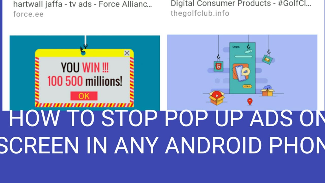 How TO STOP POP UP ADS IN 2 MINS IN LYF PHONE or ANY ANDROID PHONE // GOG