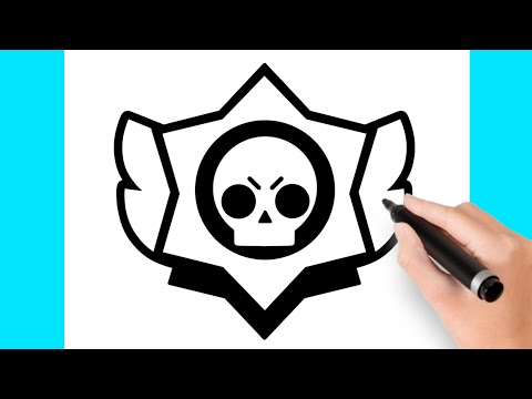 How to draw Brawl Stars Logo