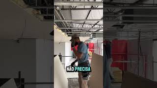 Drywall #youtubeshort #drywall #gesseiro #obra Gesso